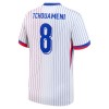 Maillot de Supporter France Tchouameni 8 Extérieur Euro 2024 Pour Homme